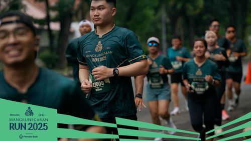 Race photo from Mangkunegaran Run 2025