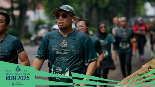 Race photo from Mangkunegaran Run 2025