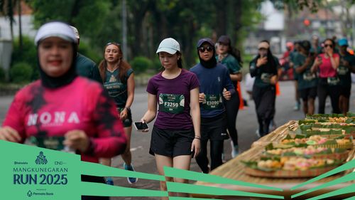 Race photo from Mangkunegaran Run 2025