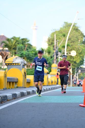 Race photo from KEMLU RUN 2025