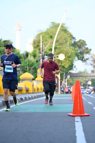 Race photo from KEMLU RUN 2025