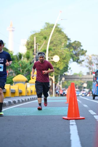 Race photo from KEMLU RUN 2025