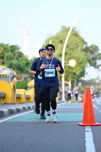 Race photo from KEMLU RUN 2025