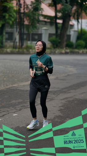 Race photo from Mangkunegaran Run 2025