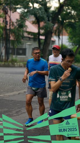 Race photo from Mangkunegaran Run 2025