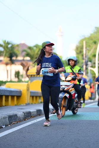 Race photo from KEMLU RUN 2025