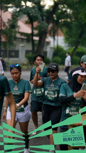 Race photo from Mangkunegaran Run 2025