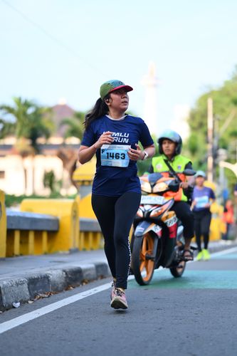 Race photo from KEMLU RUN 2025
