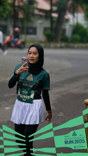 Race photo from Mangkunegaran Run 2025
