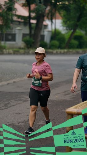 Race photo from Mangkunegaran Run 2025