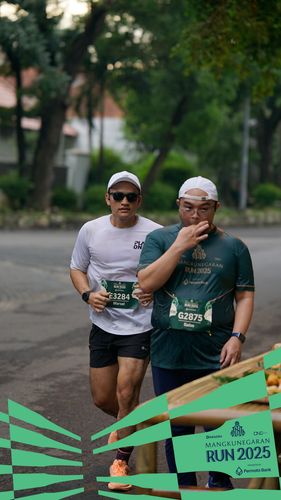 Race photo from Mangkunegaran Run 2025