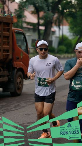 Race photo from Mangkunegaran Run 2025