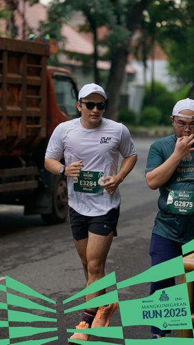 Race photo from Mangkunegaran Run 2025