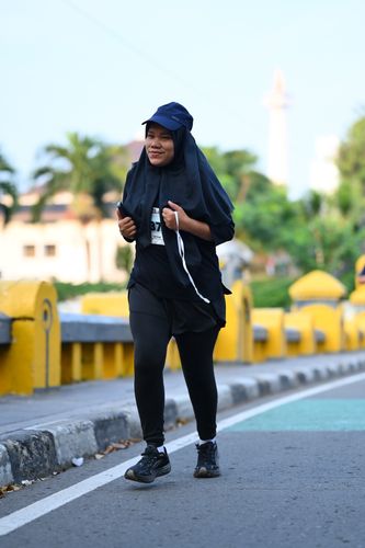 Race photo from KEMLU RUN 2025
