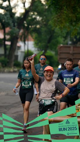 Race photo from Mangkunegaran Run 2025