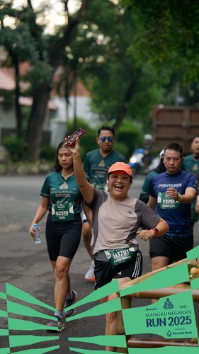 Race photo from Mangkunegaran Run 2025