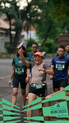 Race photo from Mangkunegaran Run 2025
