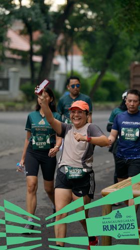 Race photo from Mangkunegaran Run 2025