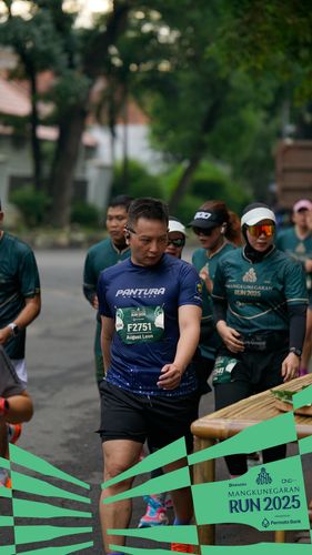 Race photo from Mangkunegaran Run 2025