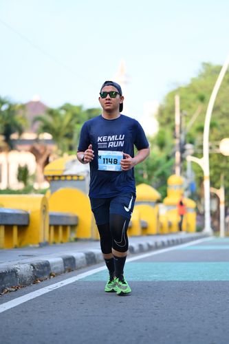 Race photo from KEMLU RUN 2025