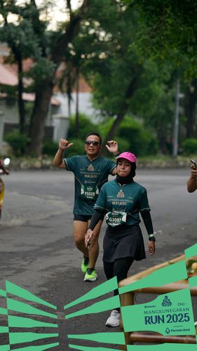 Race photo from Mangkunegaran Run 2025