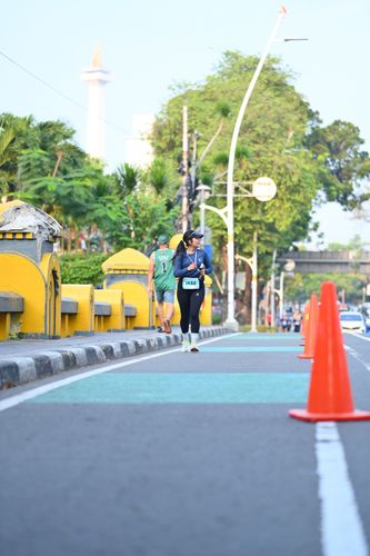 Race photo from KEMLU RUN 2025