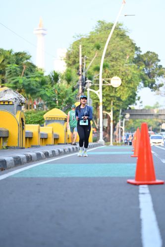 Race photo from KEMLU RUN 2025