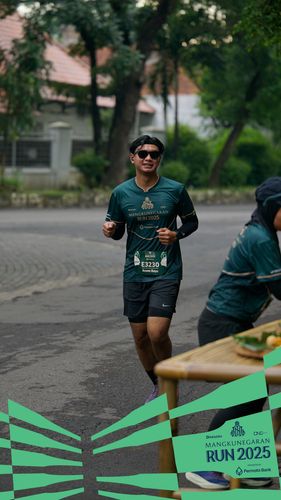 Race photo from Mangkunegaran Run 2025