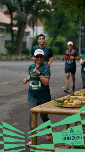 Race photo from Mangkunegaran Run 2025