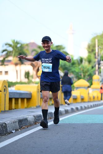 Race photo from KEMLU RUN 2025
