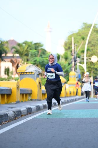 Race photo from KEMLU RUN 2025
