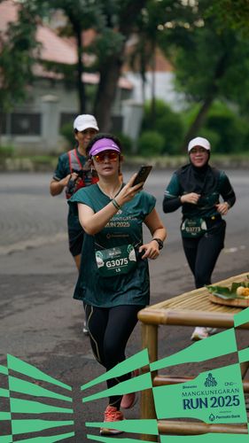 Race photo from Mangkunegaran Run 2025
