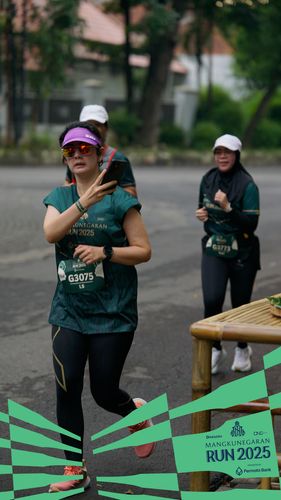 Race photo from Mangkunegaran Run 2025