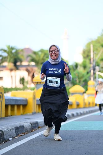 Race photo from KEMLU RUN 2025