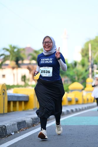 Race photo from KEMLU RUN 2025