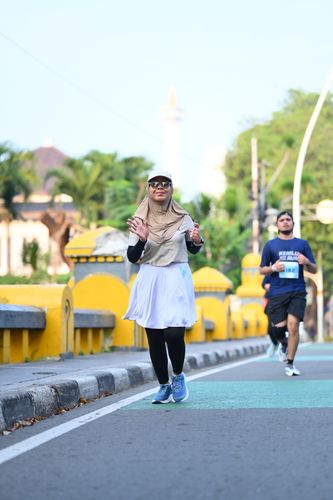 Race photo from KEMLU RUN 2025