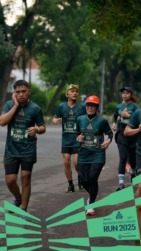 Race photo from Mangkunegaran Run 2025