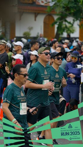 Race photo from Mangkunegaran Run 2025