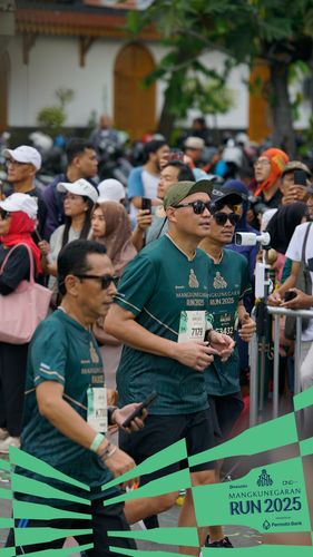 Race photo from Mangkunegaran Run 2025