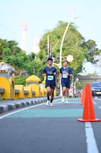 Race photo from KEMLU RUN 2025