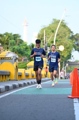Race photo from KEMLU RUN 2025