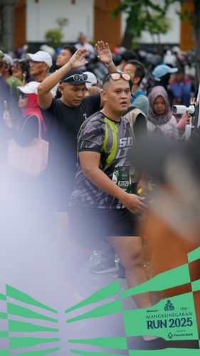 Race photo from Mangkunegaran Run 2025