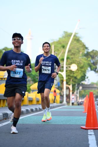 Race photo from KEMLU RUN 2025