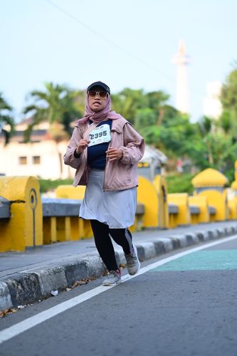 Race photo from KEMLU RUN 2025