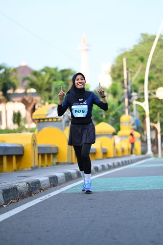 Race photo from KEMLU RUN 2025