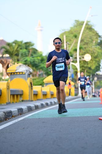 Race photo from KEMLU RUN 2025