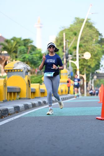 Race photo from KEMLU RUN 2025