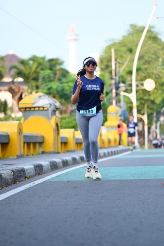 Race photo from KEMLU RUN 2025