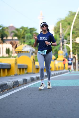 Race photo from KEMLU RUN 2025