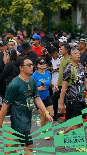 Race photo from Mangkunegaran Run 2025